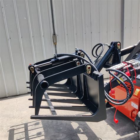 skid steer pole grabber|skid steer pole tamper.